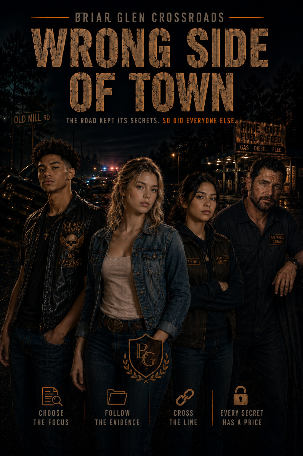 Cover art for The Wrong Side Of Town, a drama scenario on AI Dungeon