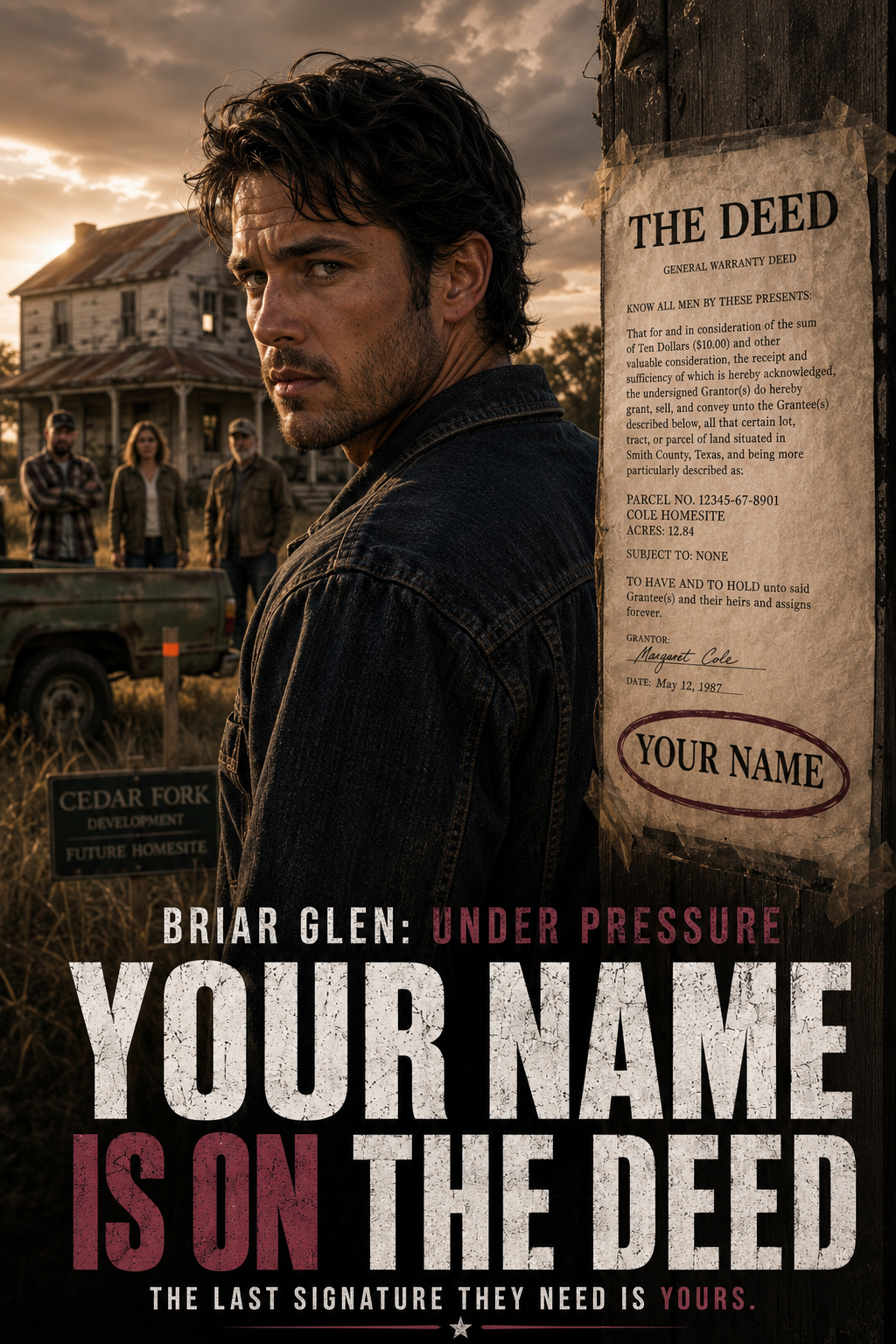 Cover art for Your Name Is On The Deed, a briar glen scenario on AI Dungeon