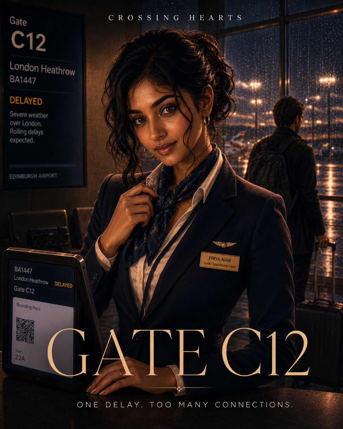 Cover art for Gate C12 , a romance scenario on AI Dungeon