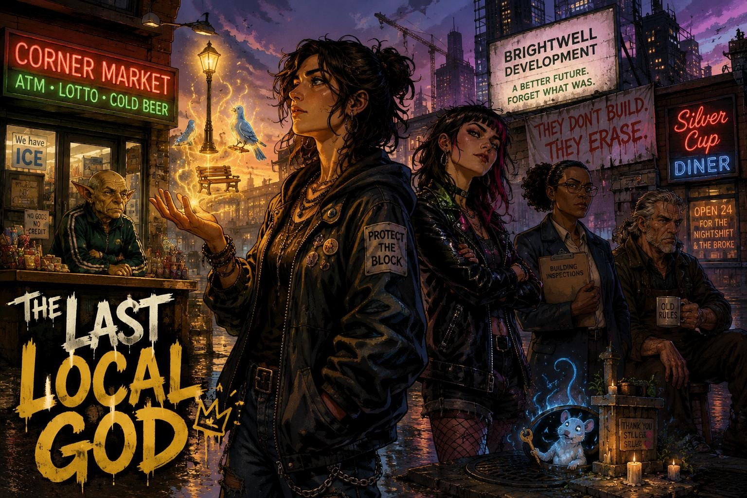 Cover art for The Last Local God, a magic scenario on AI Dungeon