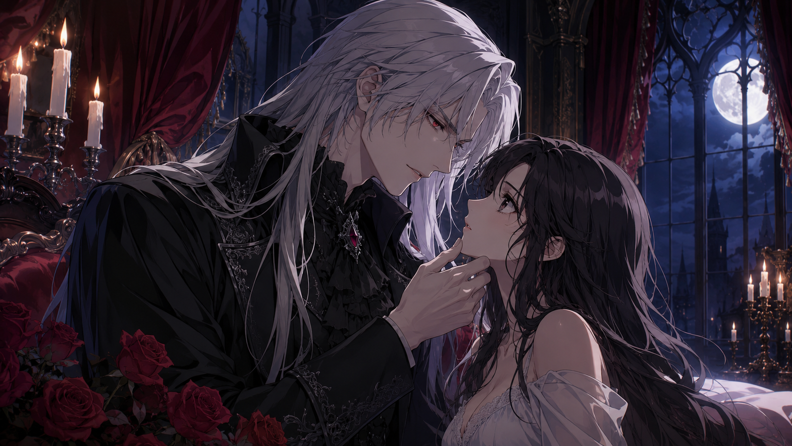 Cover art for The Vampire’s Plaything, a vampire scenario on AI Dungeon