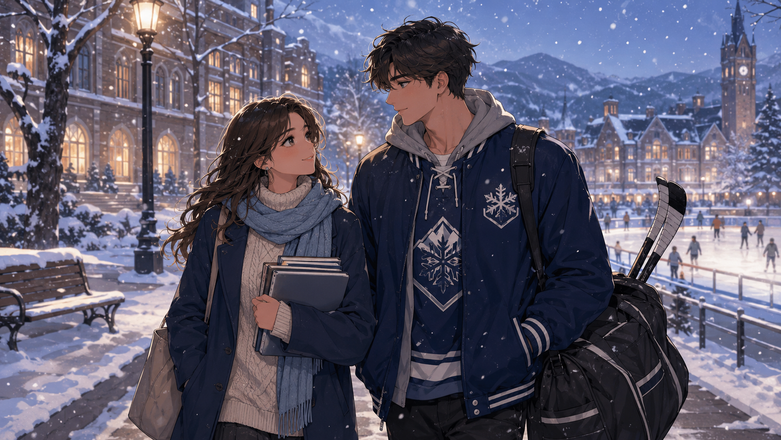 Cover art for Icy Love, a romance scenario on AI Dungeon
