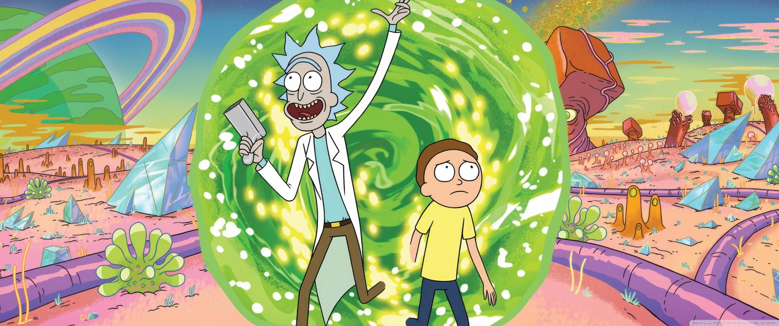 Cover art for Rick and Morty on AI Dungeon