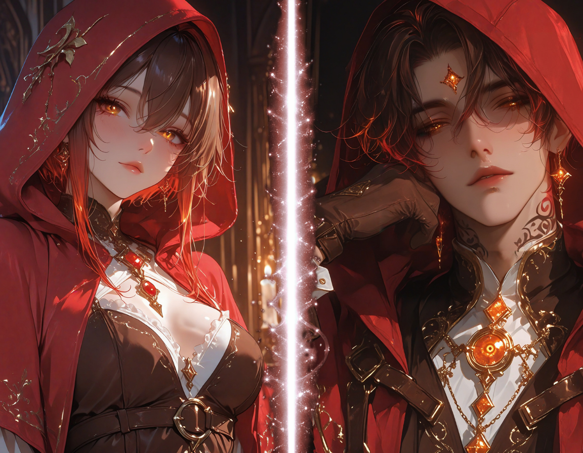 Cover art for A Carmine Affection (ISπ), a savehusbandos scenario on AI Dungeon