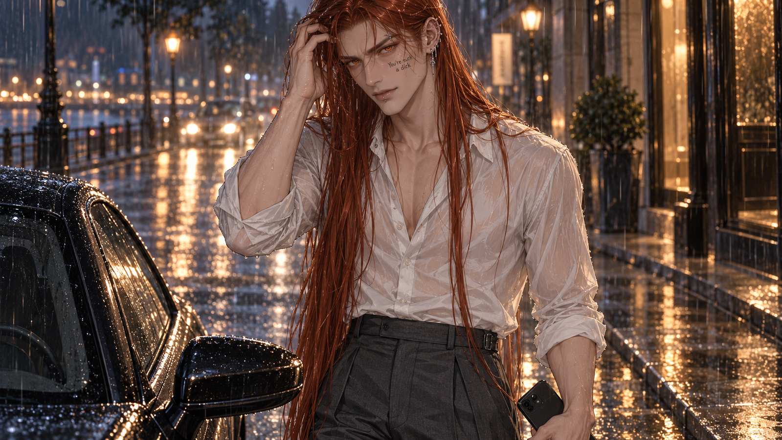 Cover art for You're such a dick (🧵), a fantasy scenario on AI Dungeon