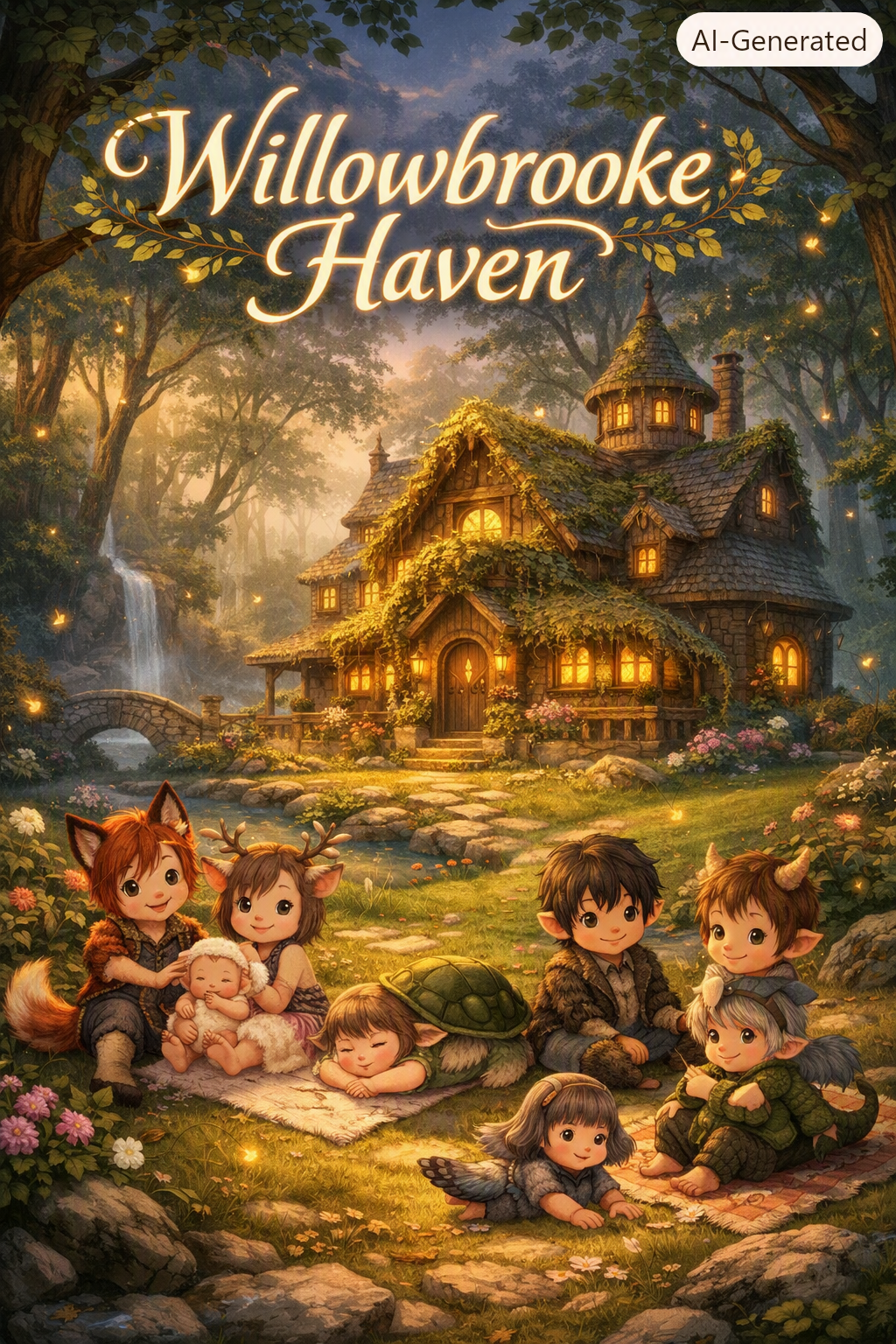 Cover art for The House of Many Origins on AI Dungeon