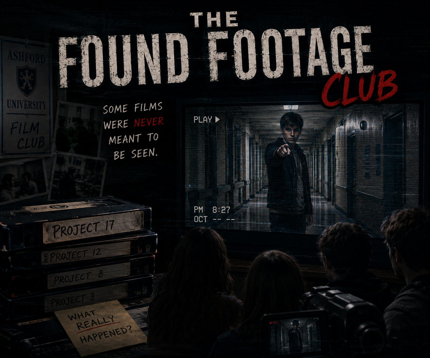 Cover art for The Found Footage Club, an inner self scenario on AI Dungeon
