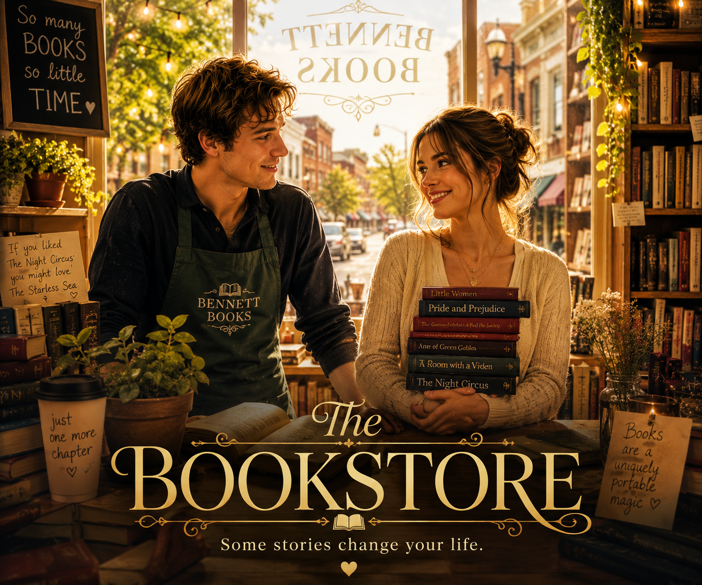 Cover art for The Bookstore, an inner self scenario on AI Dungeon