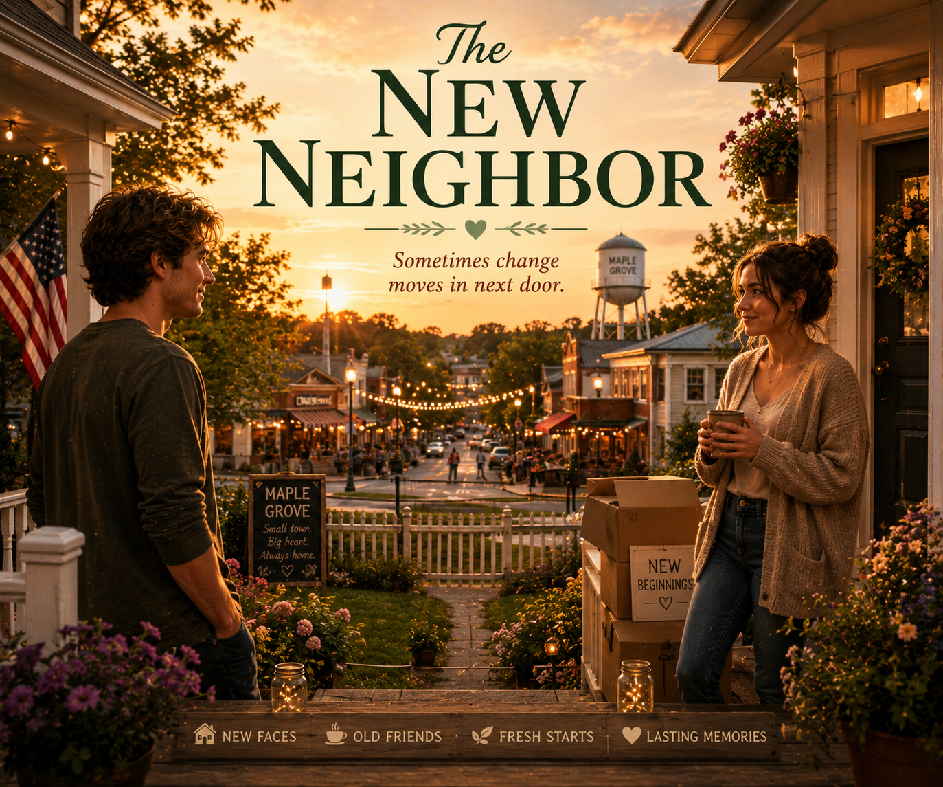 Cover art for The New Neighbor, an inner self scenario on AI Dungeon