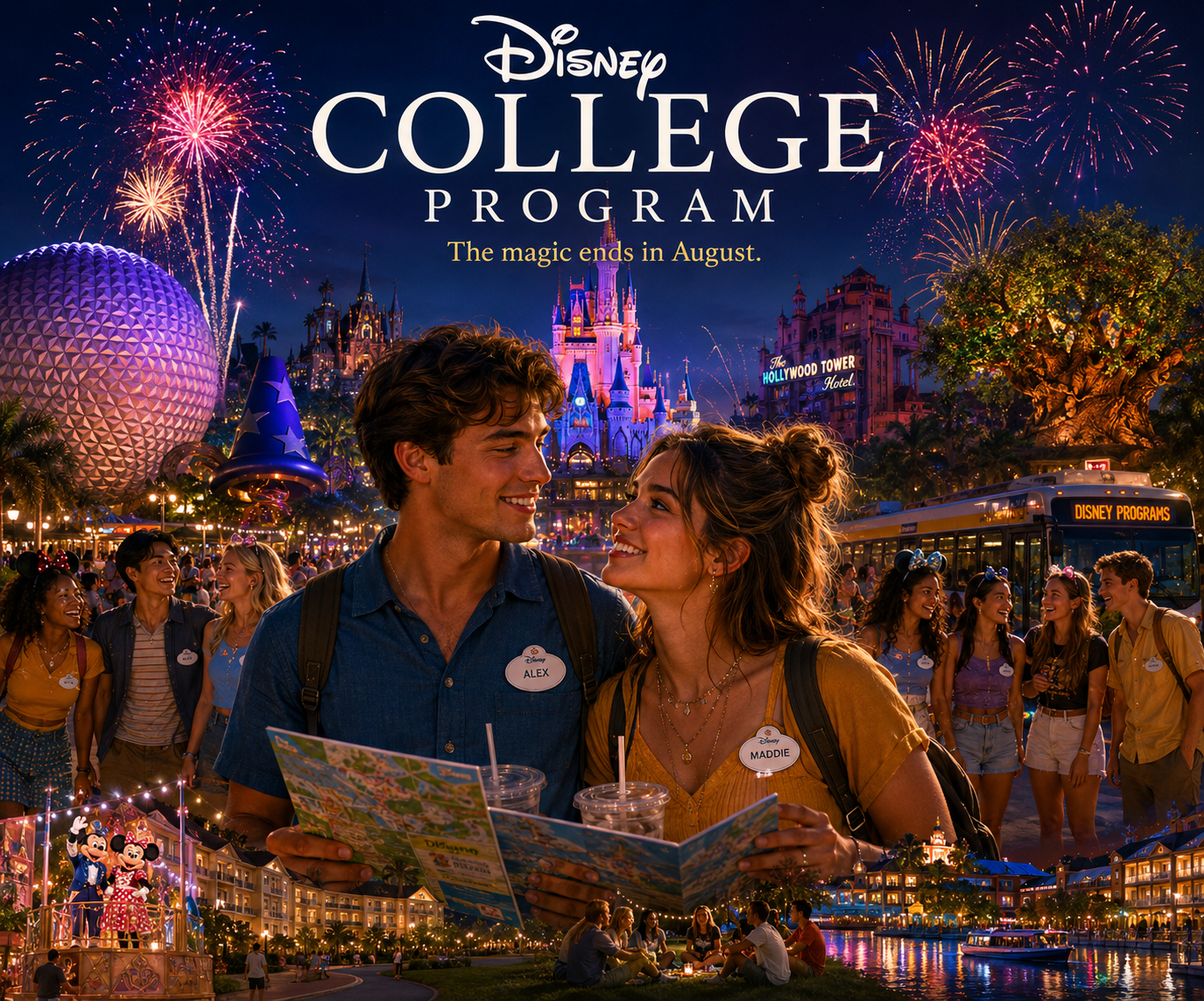 Cover art for The Disney College Program, an inner self scenario on AI Dungeon