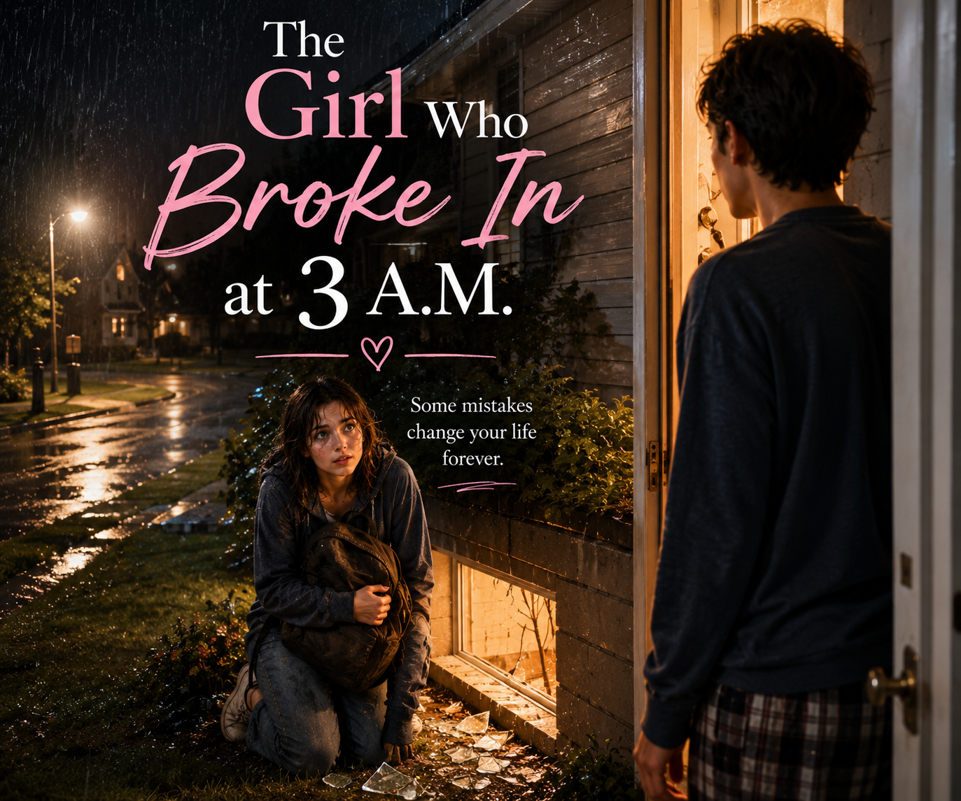 Cover art for The Girl Who Broke In at 3 A.M., an inner self scenario on AI Dungeon