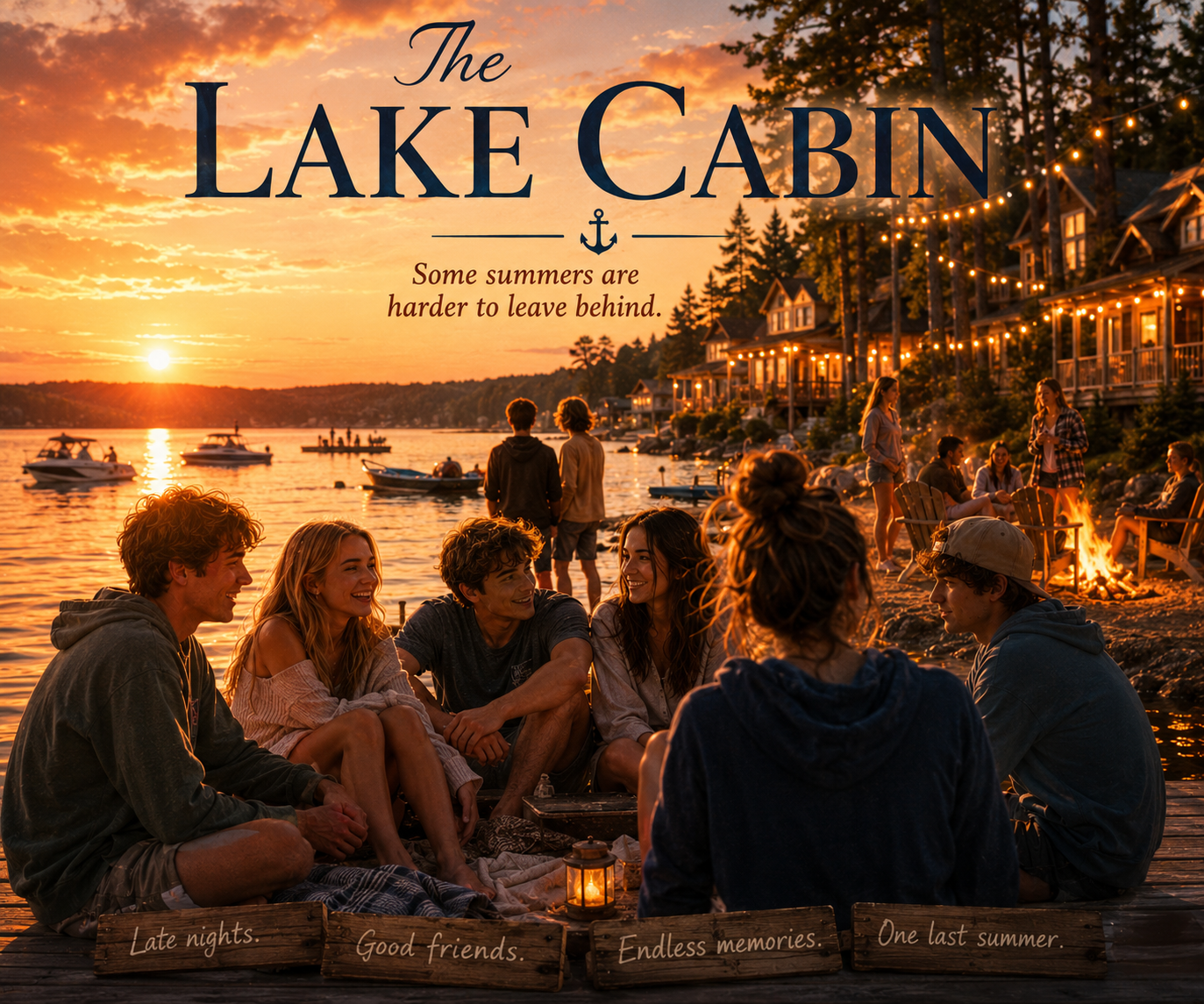 Cover art for The Lake Cabin, an inner self scenario on AI Dungeon