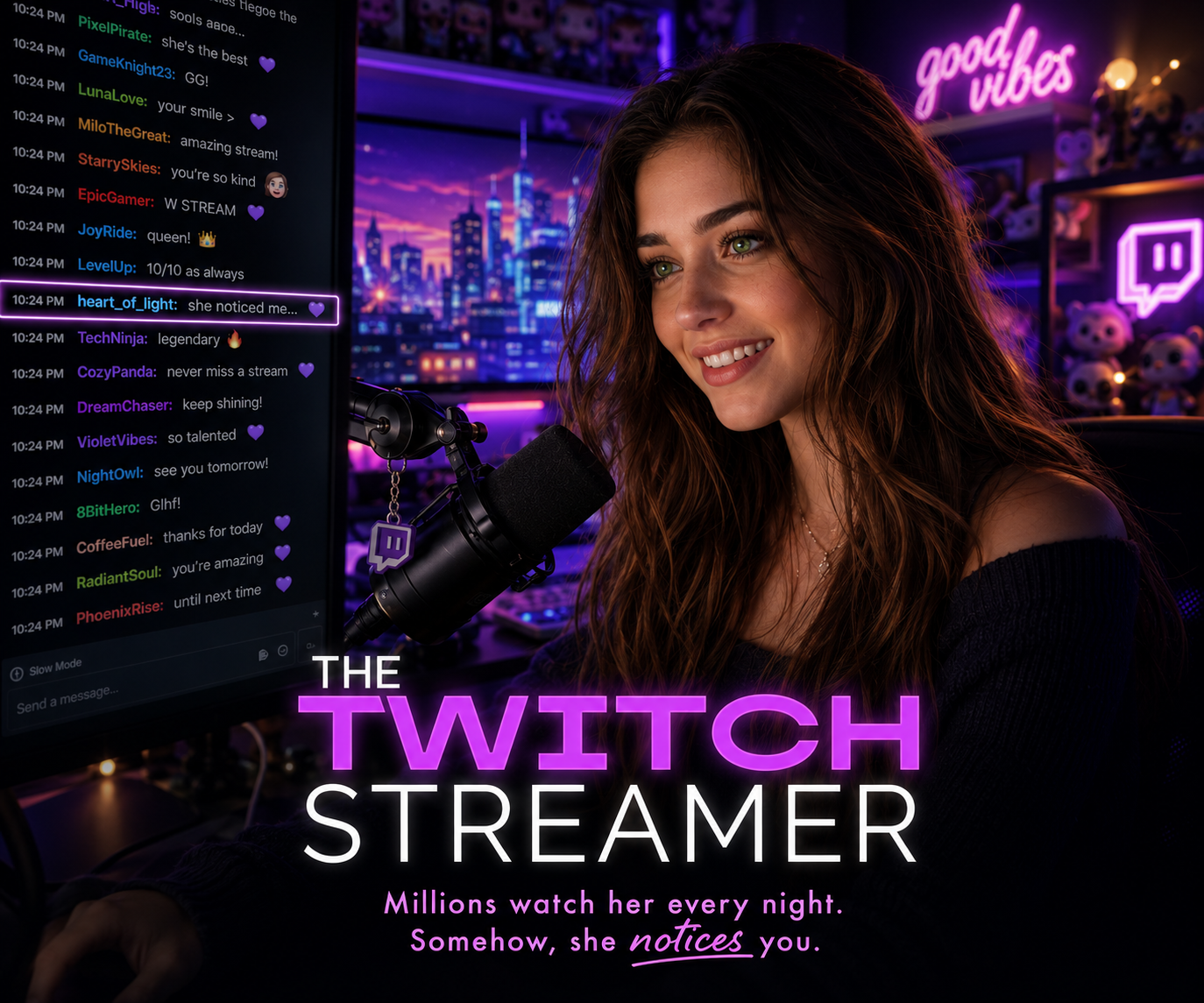Cover art for The Twitch Streamer, an inner self scenario on AI Dungeon