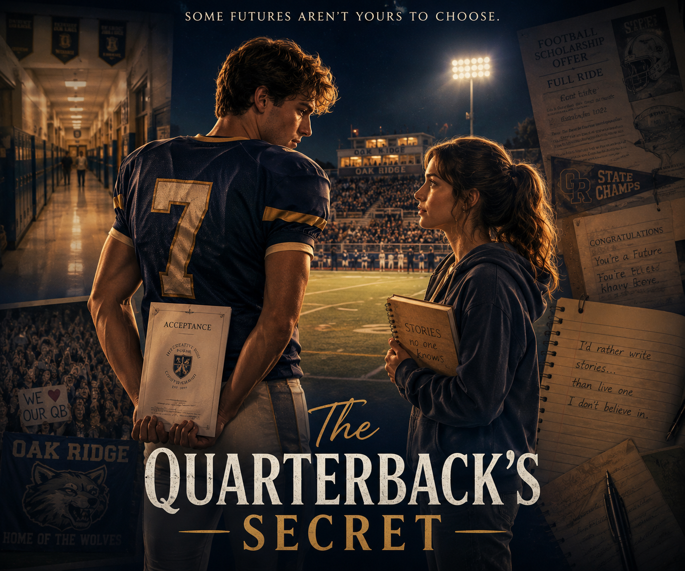 Cover art for The Quarterback's Secret, an inner self scenario on AI Dungeon