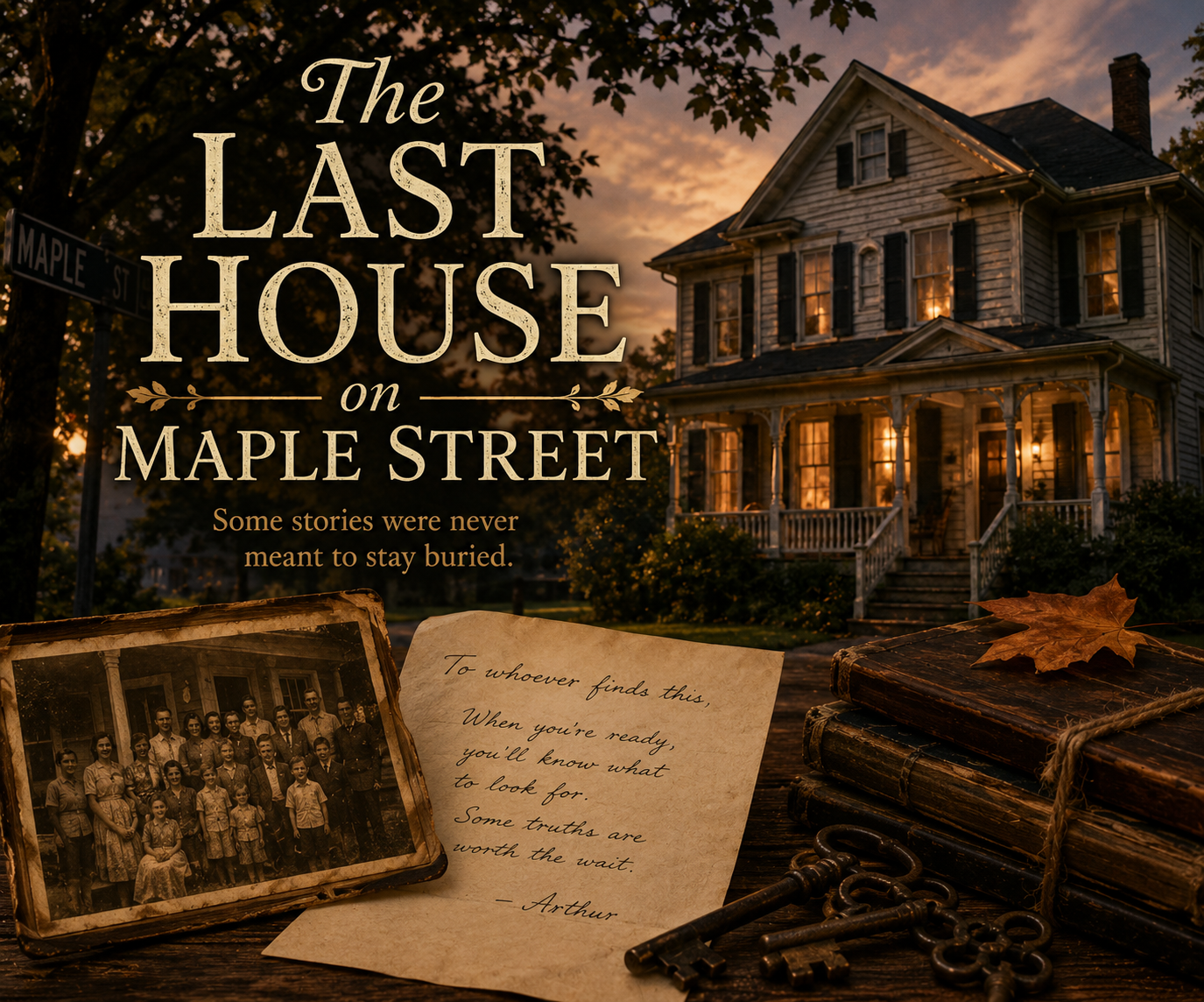 Cover art for The Last House on Maple Street, an inner self scenario on AI Dungeon