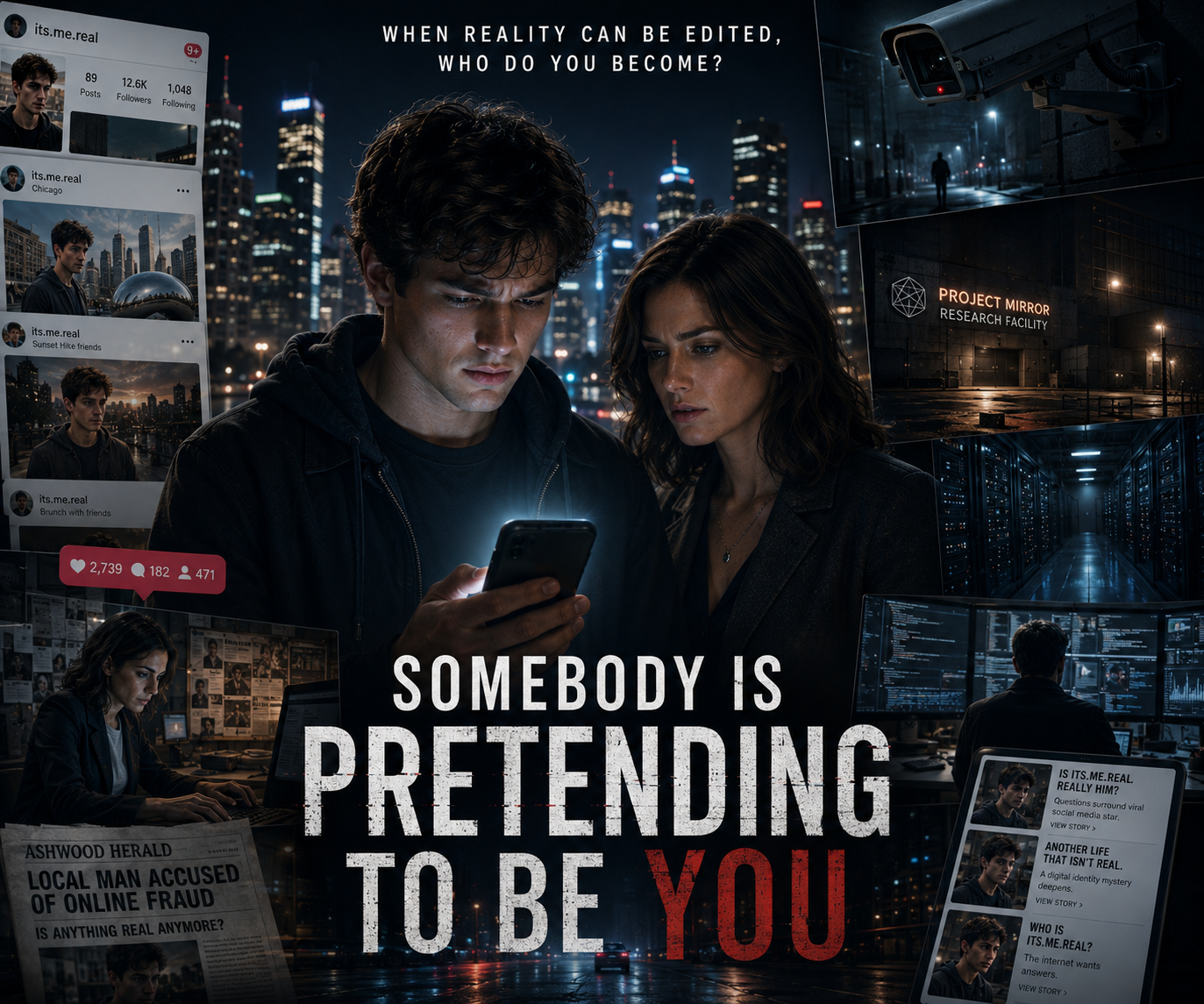 Cover art for Somebody Is Pretending to Be You, an inner self scenario on AI Dungeon
