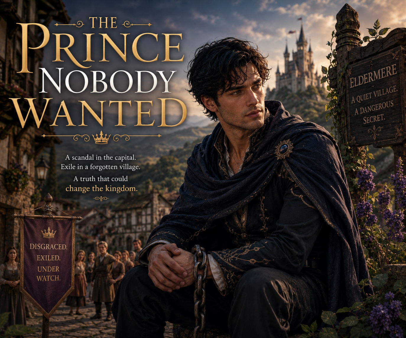 Cover art for The Prince Nobody Wanted, an inner self scenario on AI Dungeon