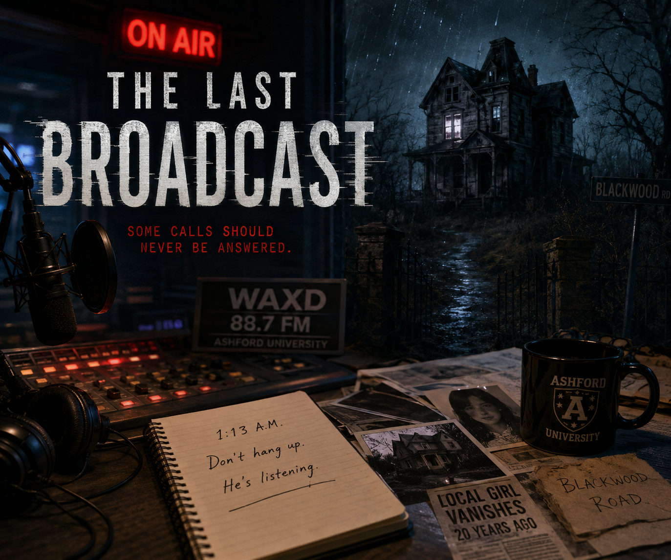 Cover art for The Last Broadcast, an inner self scenario on AI Dungeon