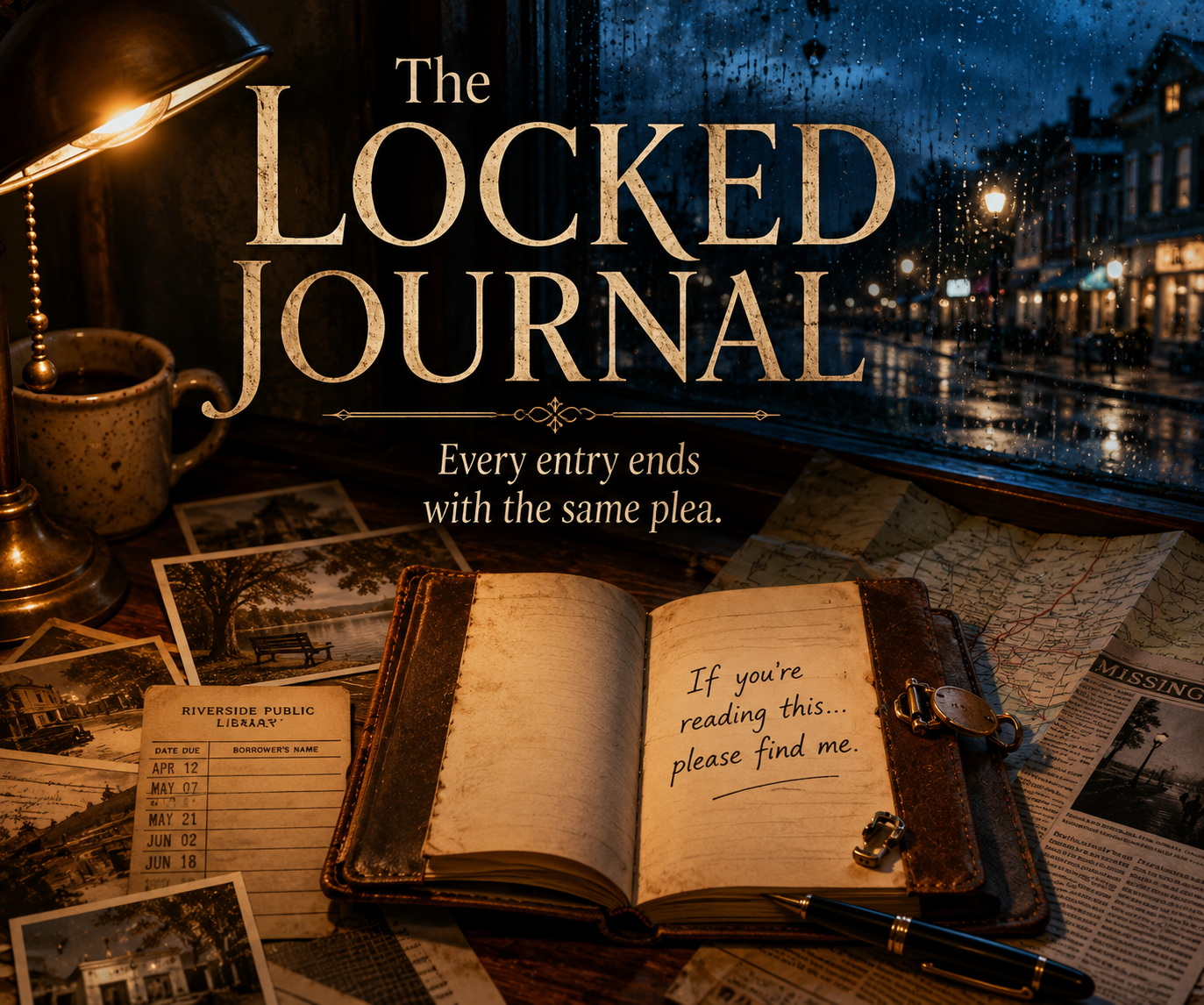 Cover art for The Locked Journal, an inner self scenario on AI Dungeon