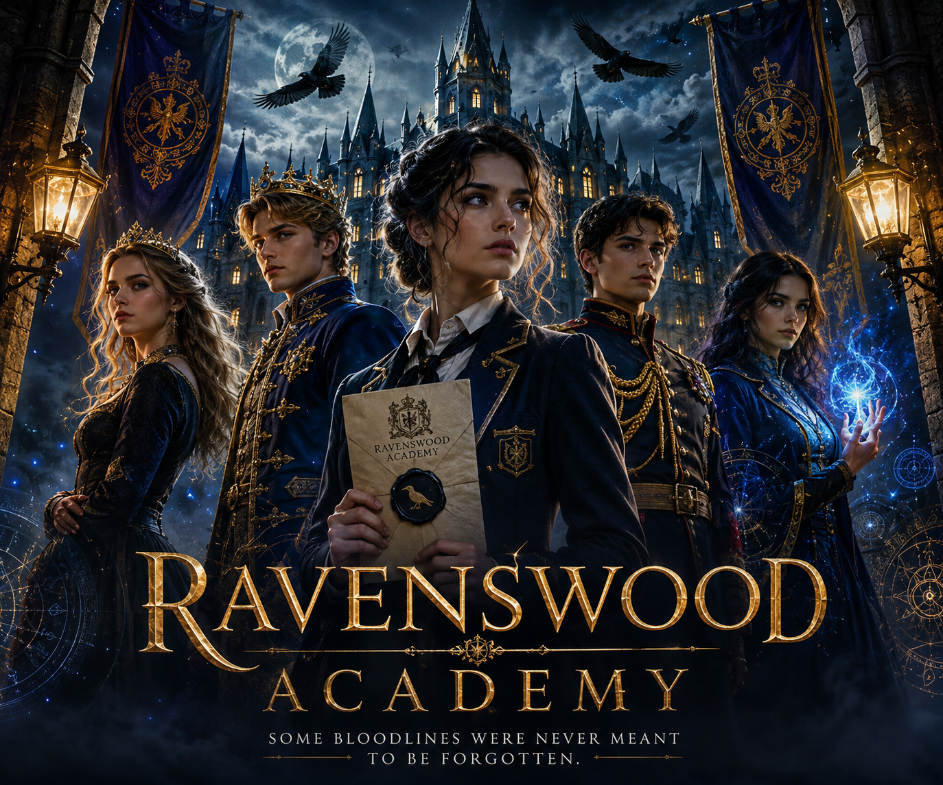Cover art for Ravenswood Academy, an inner self scenario on AI Dungeon