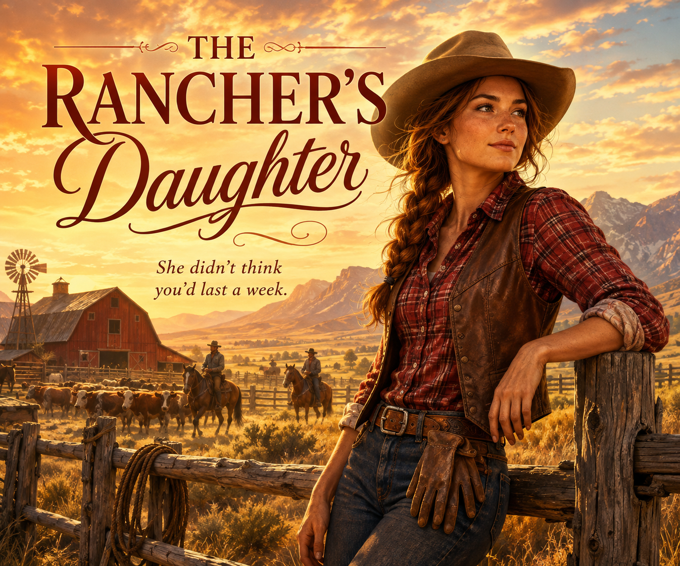 Cover art for The Rancher’s Daughter, an inner self scenario on AI Dungeon