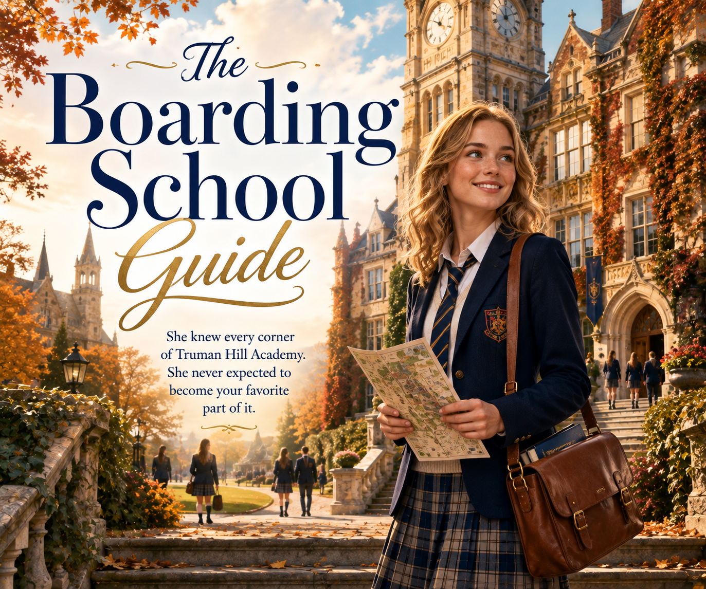 Cover art for The Boarding School Guide, an inner self scenario on AI Dungeon