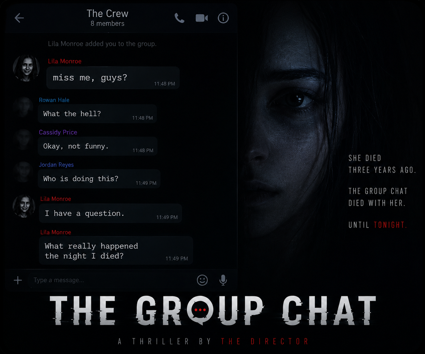 Cover art for The Group Chat, an inner self scenario on AI Dungeon