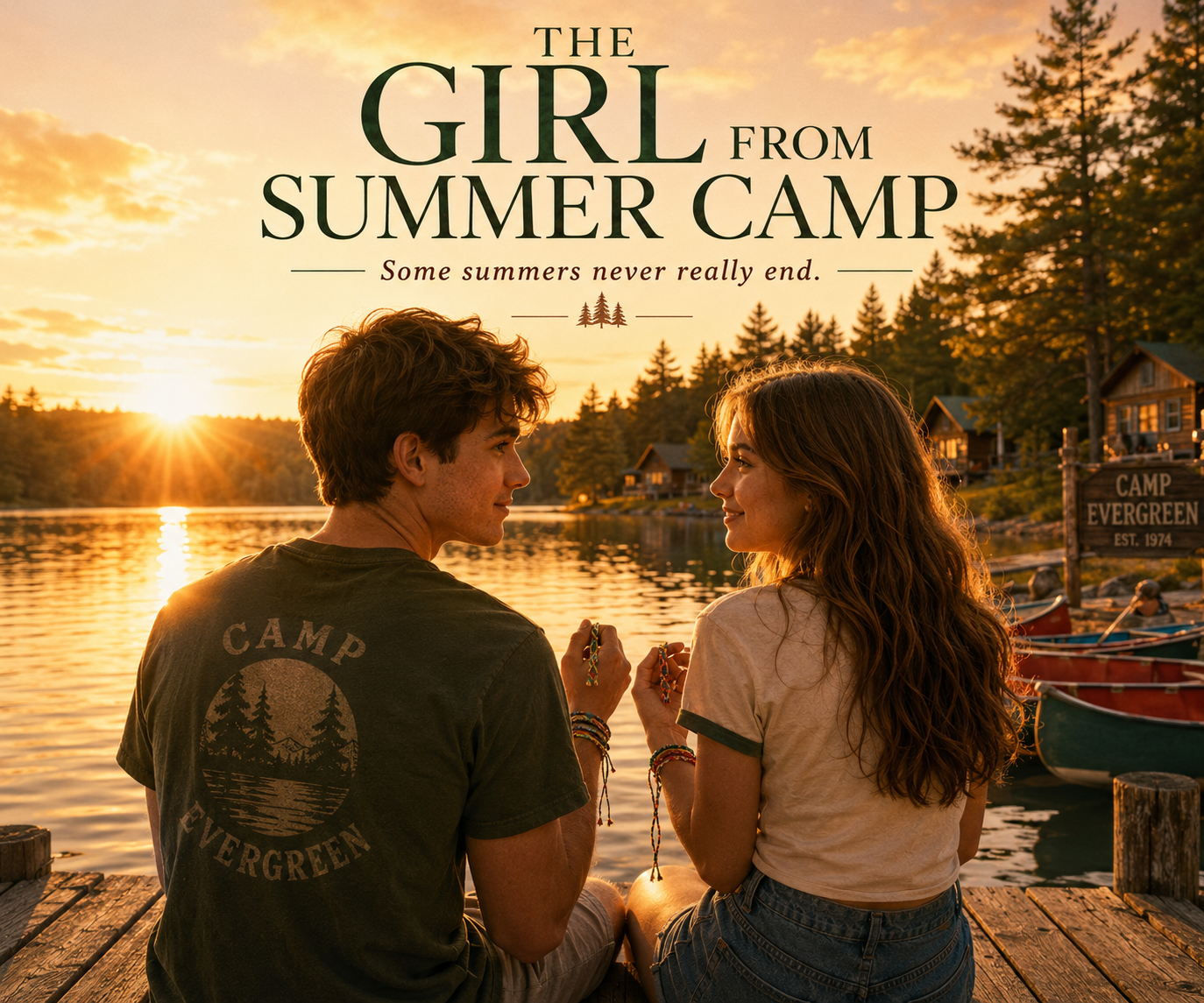 Cover art for The Girl from Summer Camp, an inner self scenario on AI Dungeon