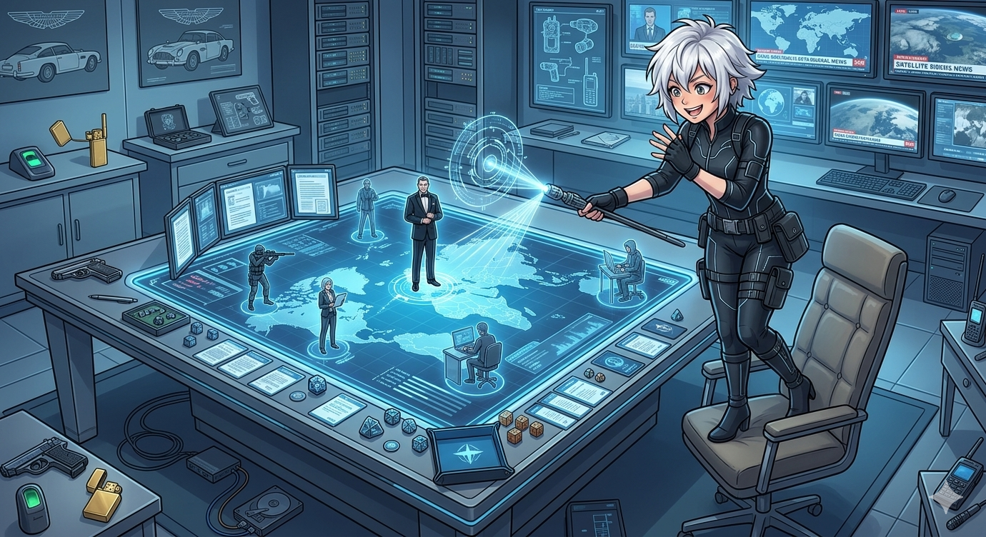 Cover art for Princess DM is trouble Spy edition!, a d d scenario on AI Dungeon