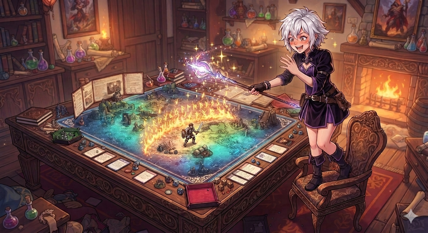 Cover art for Princess DM is trouble!, a d d scenario on AI Dungeon