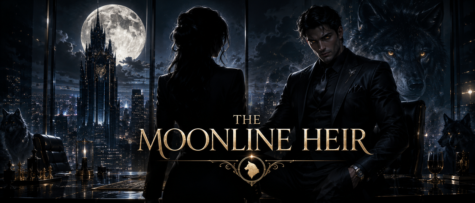 Cover art for The Moonline Heir, an omegaverse scenario on AI Dungeon