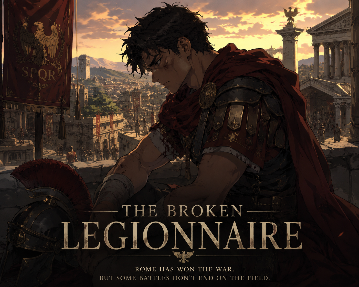 Cover art for Vesontio: The Broken Legionnaire, an innerself scenario on AI Dungeon