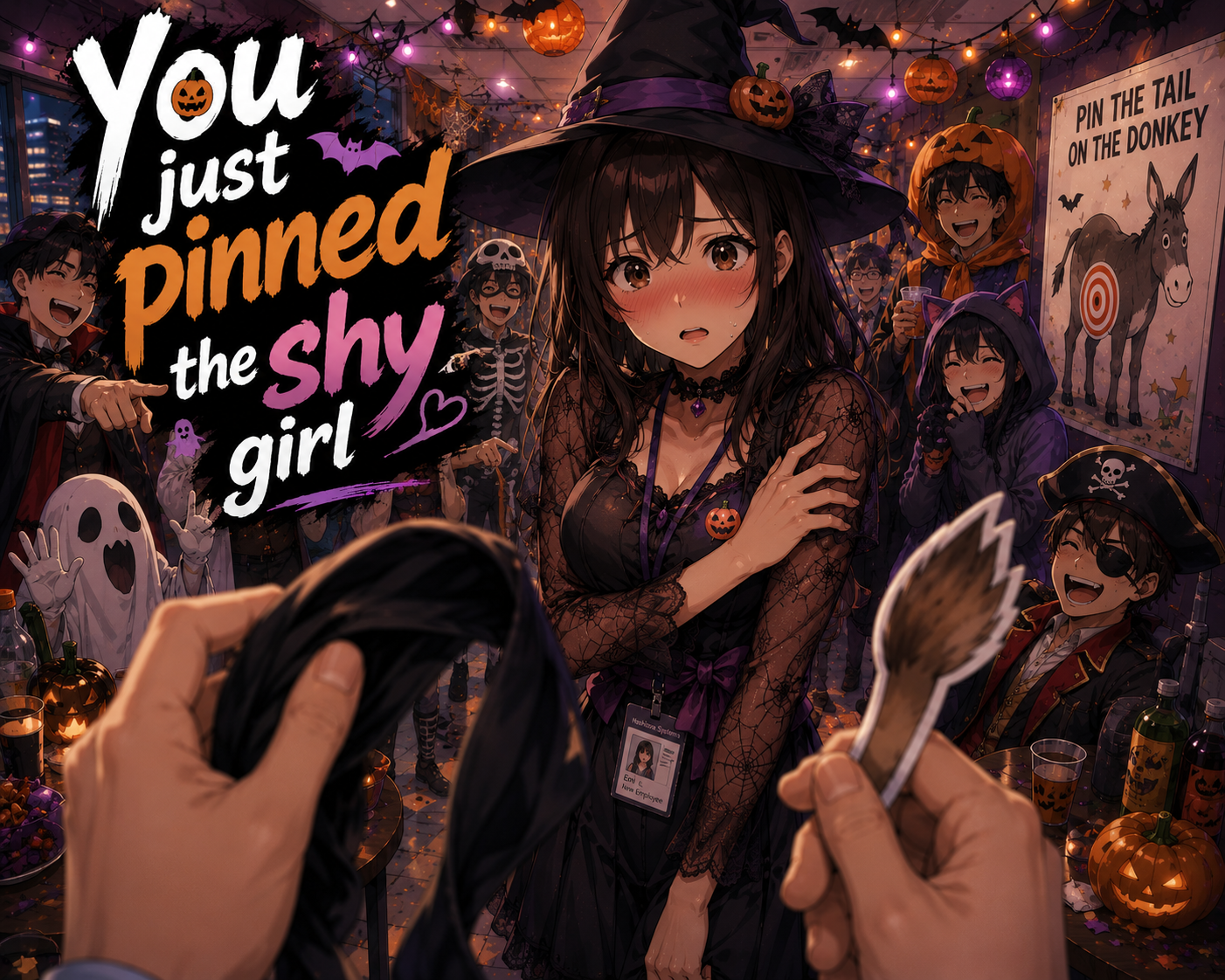 Cover art for You Just Pinned The Shy Girl , an innerself scenario on AI Dungeon