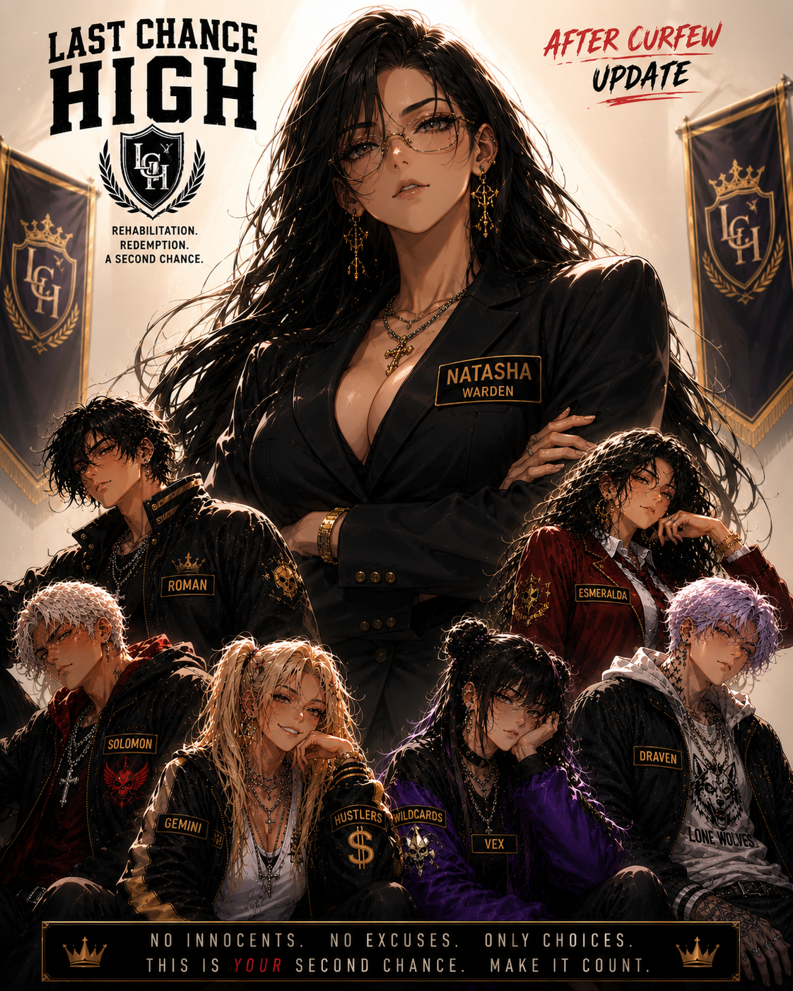 Cover art for Last Chance High , an innerself scenario on AI Dungeon