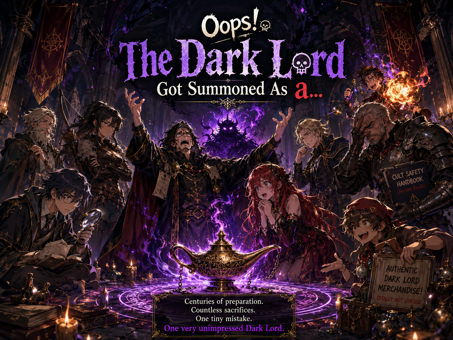 Cover art for Oops! The Dark Lord Got Summoned as aโฆ (IP), a magic scenario on AI Dungeon