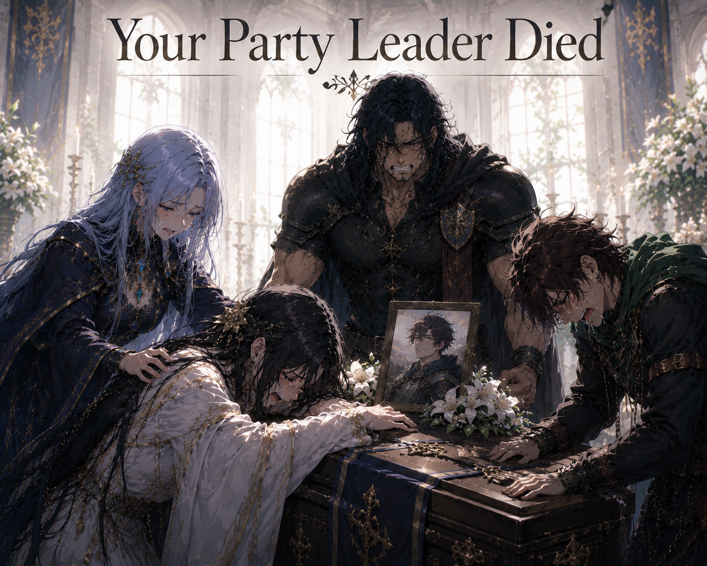 Cover art for Your Party Leader Died , an innerself scenario on AI Dungeon