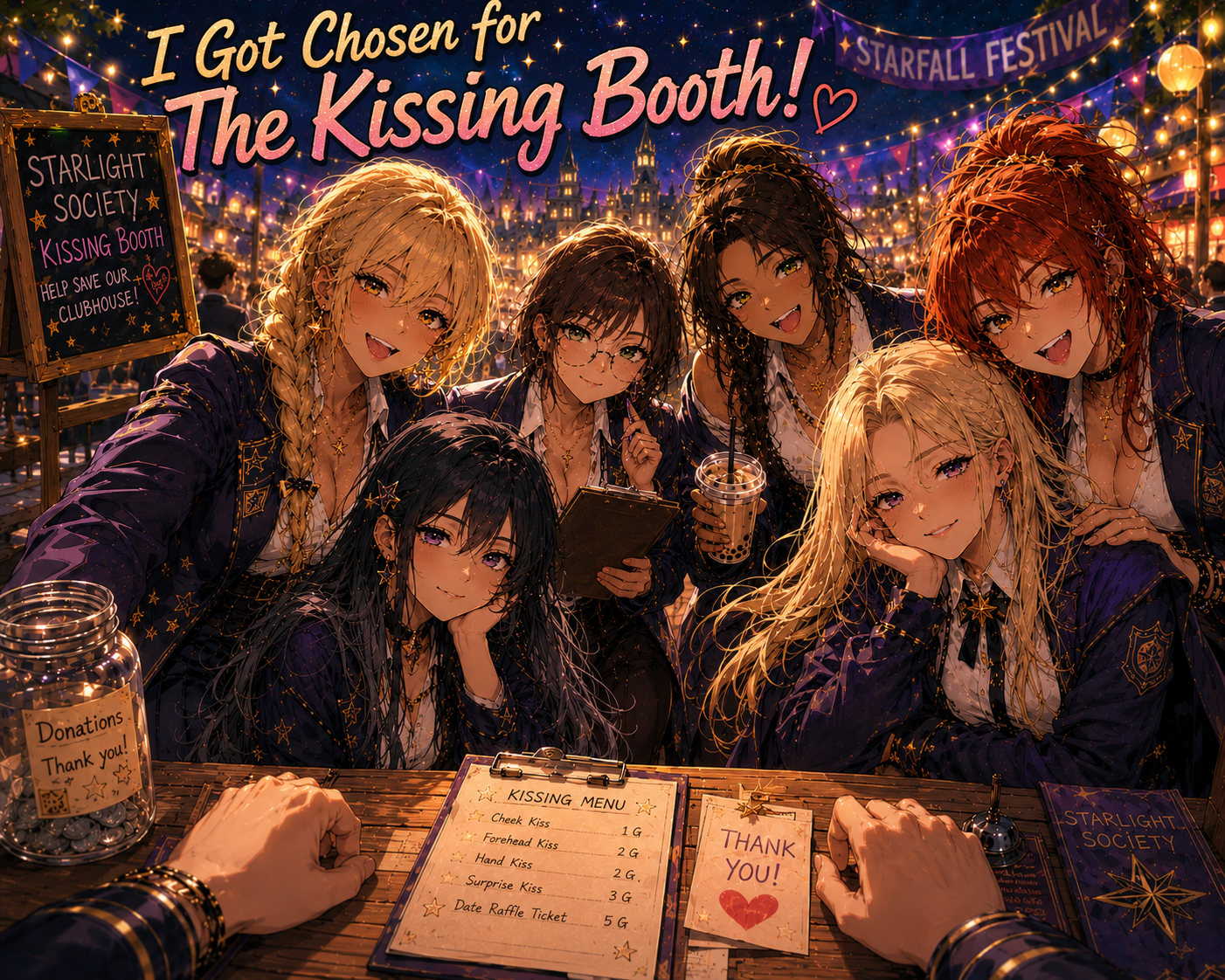 Cover art for ๐I Got Chosen for the Kissing Booth!, an innerself scenario on AI Dungeon
