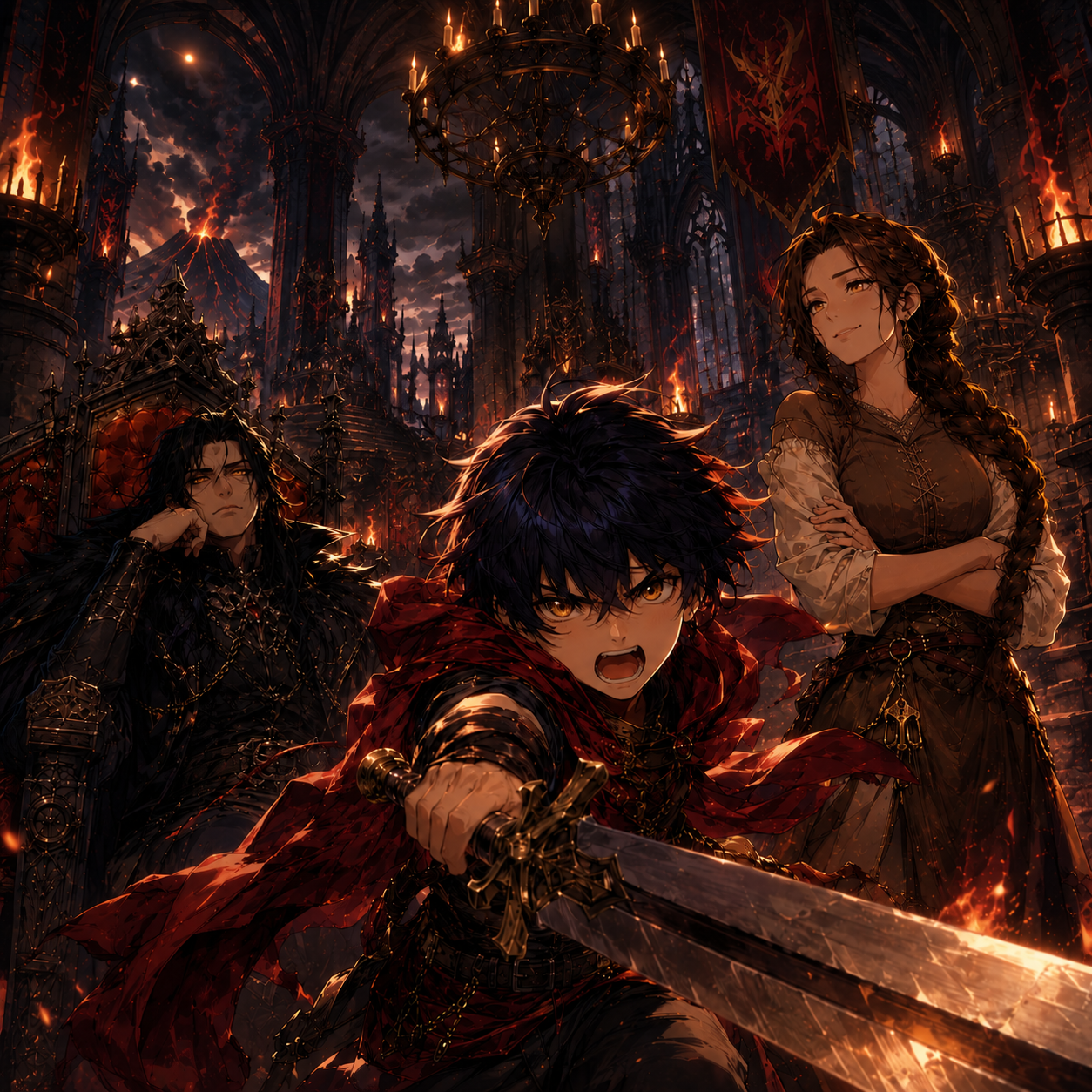 Cover art for Raising a Hero, a found family scenario on AI Dungeon