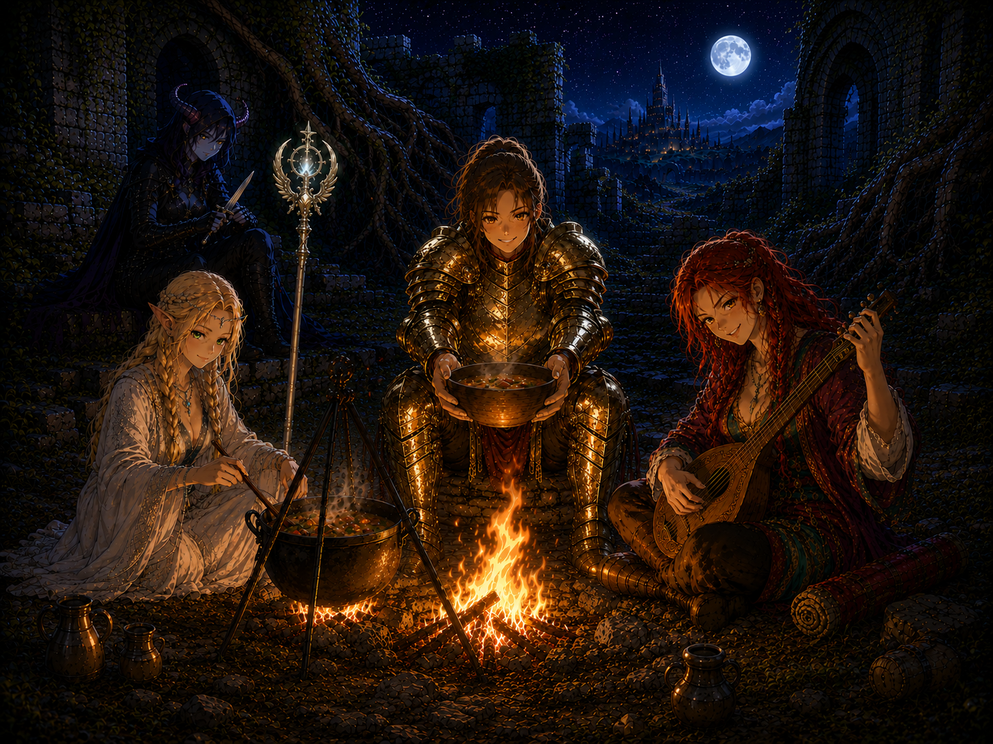 Cover art for How to be an Adventurer, an adeventure scenario on AI Dungeon