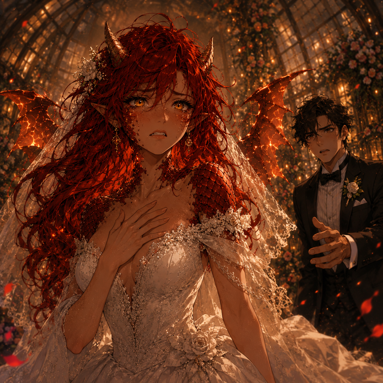 Cover art for The Dragon Bride's Secret Guest, a dragon scenario on AI Dungeon