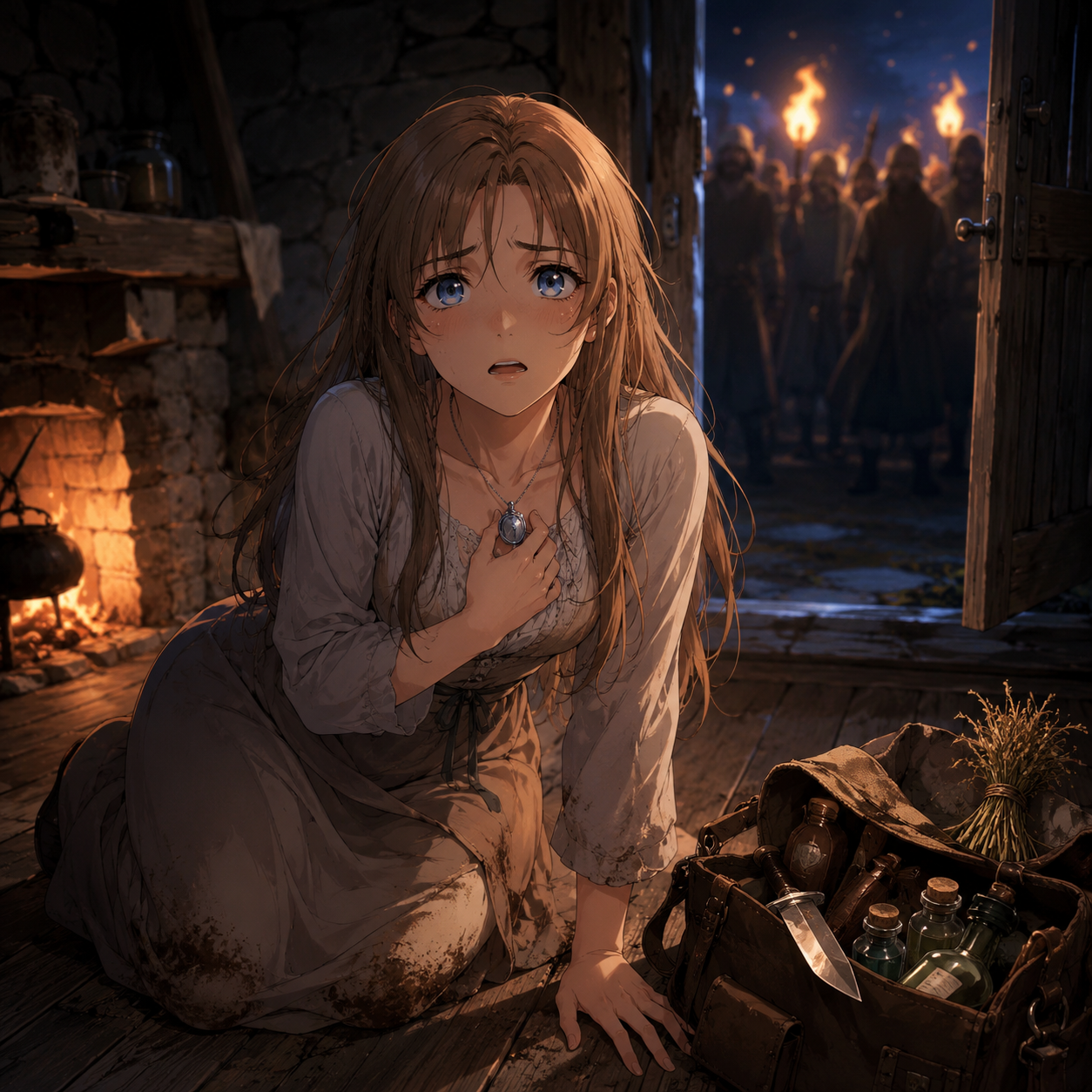 Cover art for Witch Hunt, a romance scenario on AI Dungeon