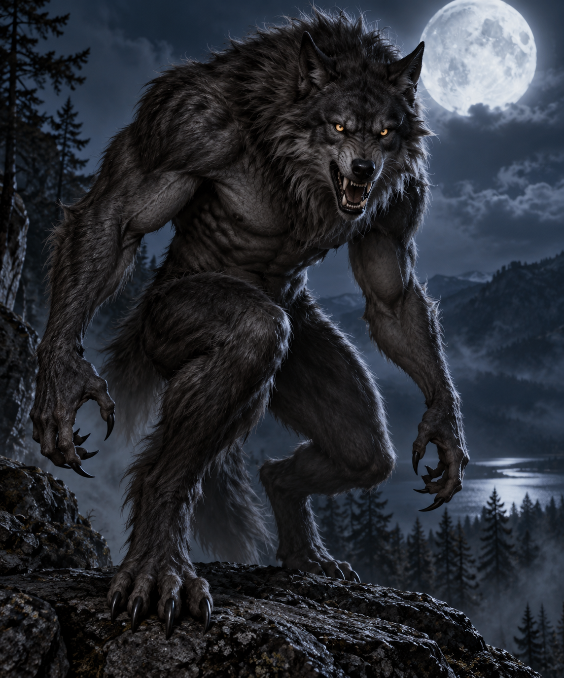 Cover art for My Alpha, a werewolf scenario on AI Dungeon