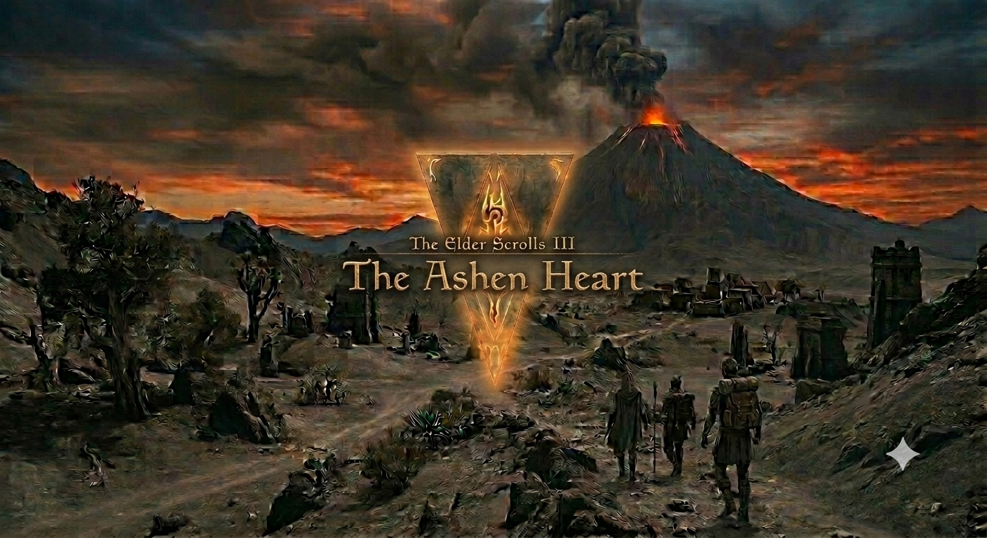 Cover art for The Ashen Heart, a fantasy scenario on AI Dungeon