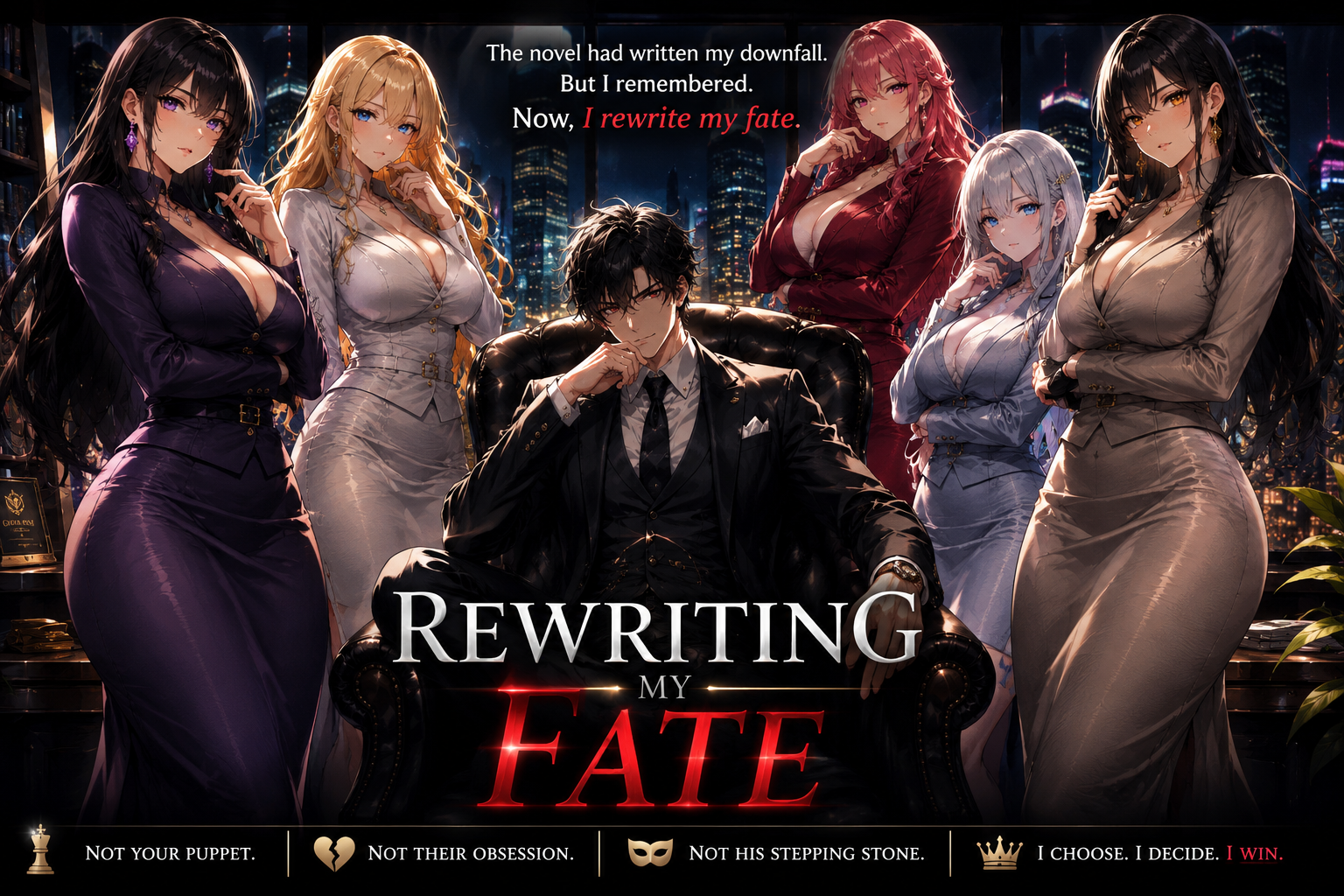 Cover art for Rewriting My Fate, an anti trope scenario on AI Dungeon