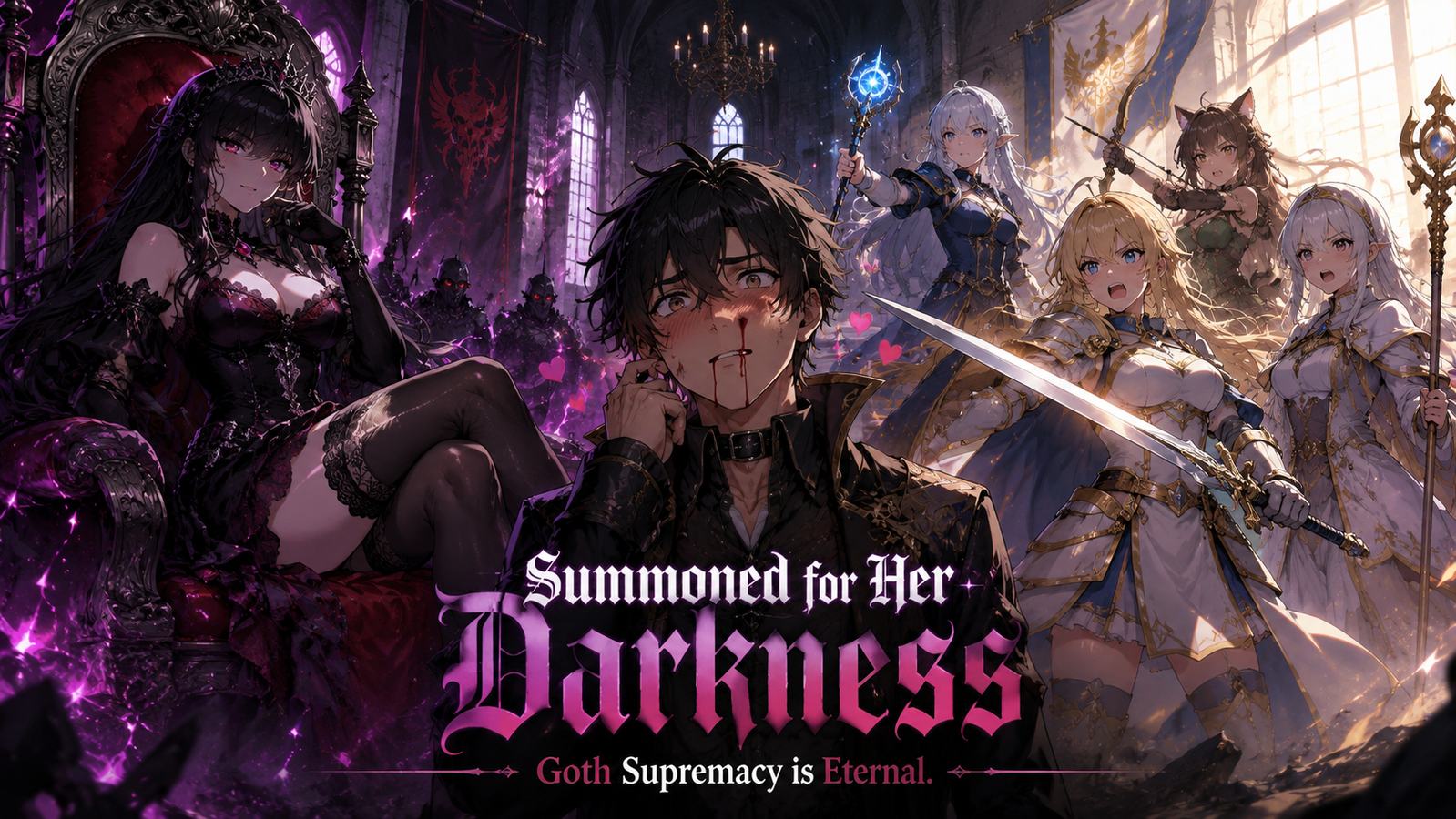 Cover art for Goth supremacy is Eternal. š, a goth scenario on AI Dungeon