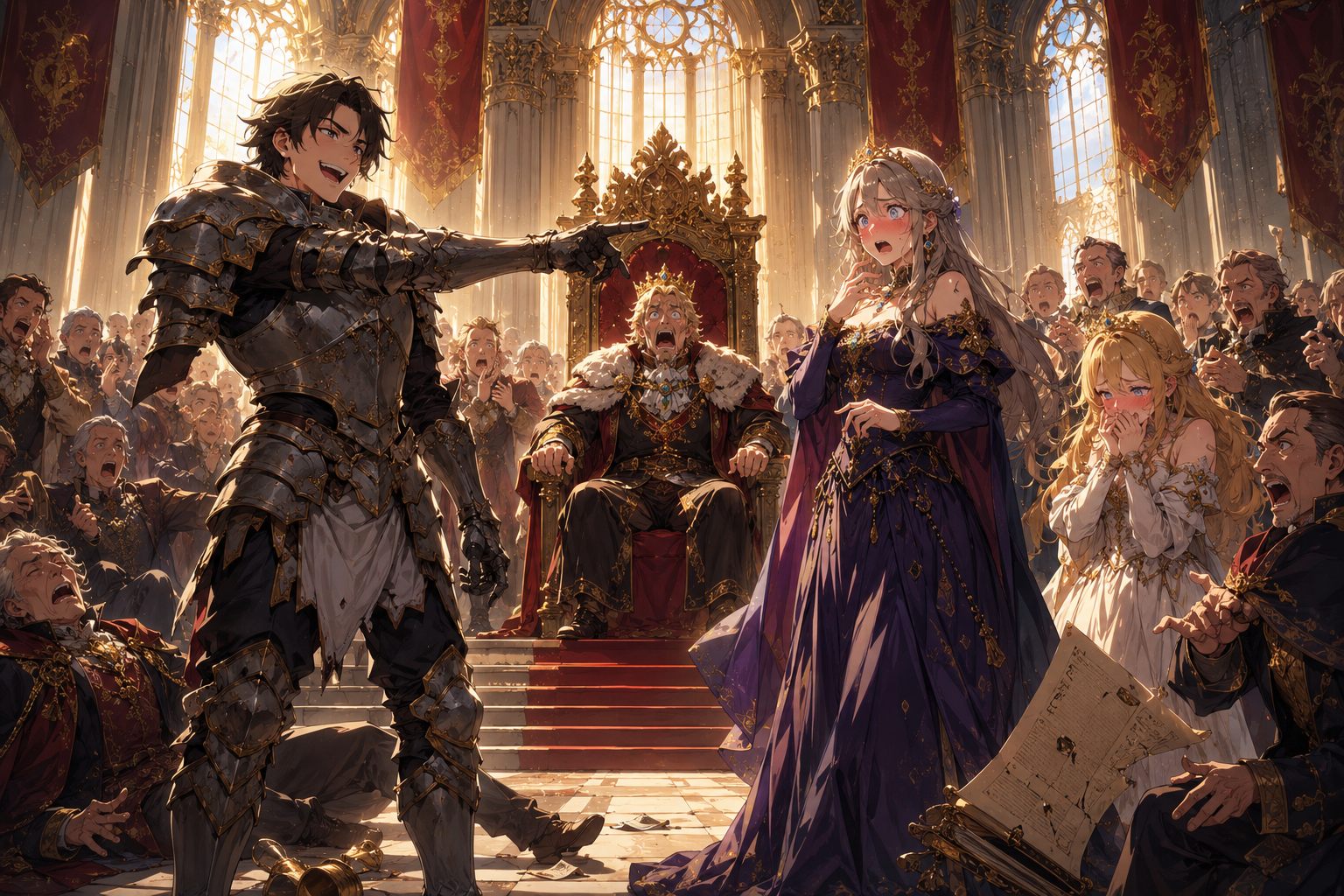 Cover art for I WANT QUEEN. ππβ°(*Β°β½Β°*)β―(π), a fantasy scenario on AI Dungeon