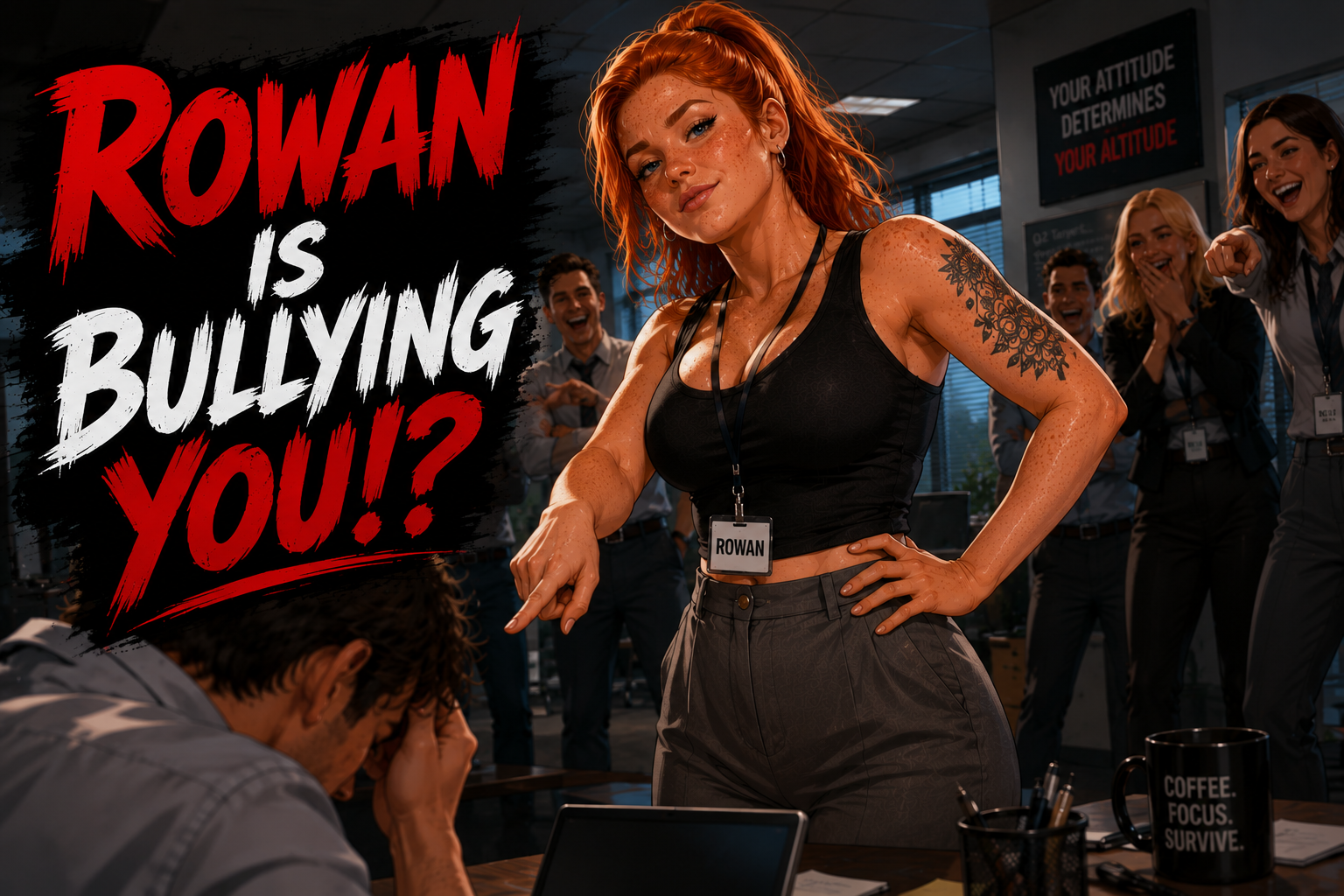 Cover art for Rowan is Bullying You!?, a rowan scenario on AI Dungeon