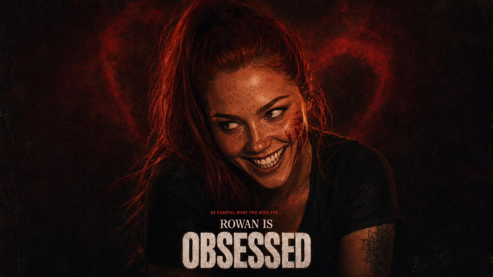 Cover art for Rowan is Obsessed!, a horror scenario on AI Dungeon