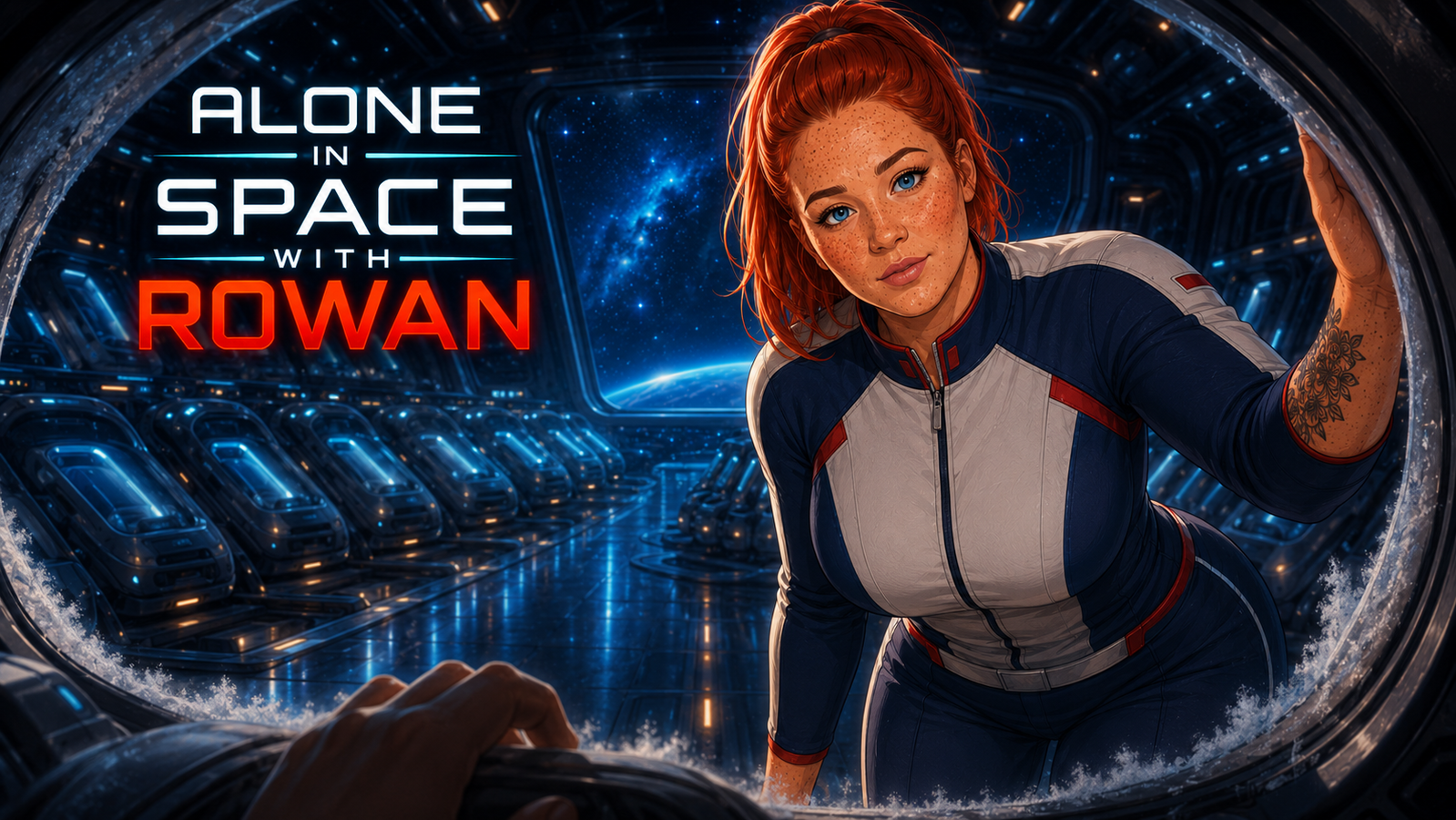 Cover art for Alone in Space with Rowan, a secret scenario on AI Dungeon