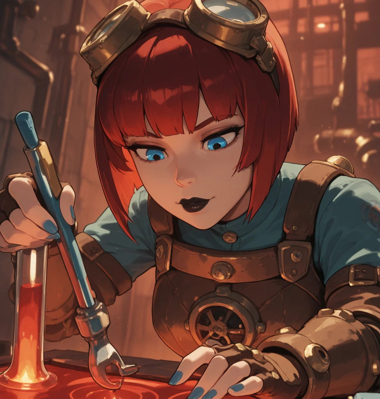 Cover art for Izzet Experiment , a romance scenario on AI Dungeon